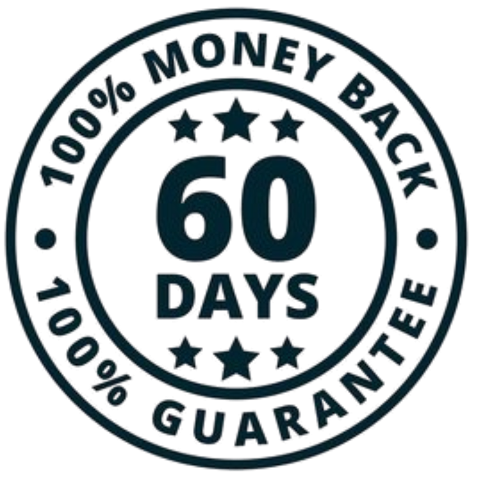 60-day money-back guarantee
